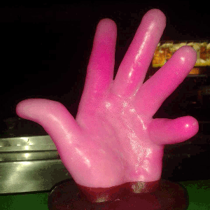 wax hand for birthday parties and corporate events
