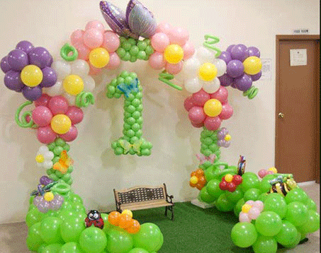 birthday party decoration jungle theme