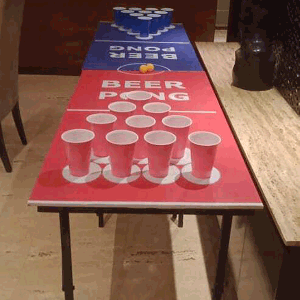 bear pong table for parties