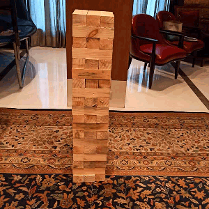 giant jenga on rent for parties and corporate events
