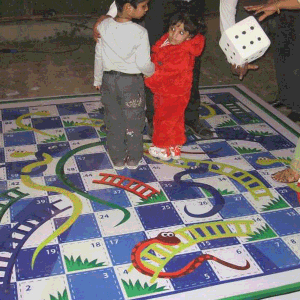 giant snake and ladder game for parties